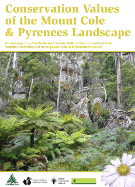 Conservation values of the Mt Cole and Pyrenees Landscape
